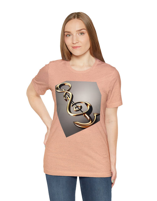 Load image into Gallery viewer, Treble Clef Unisex Jersey Short Sleeve Tee
