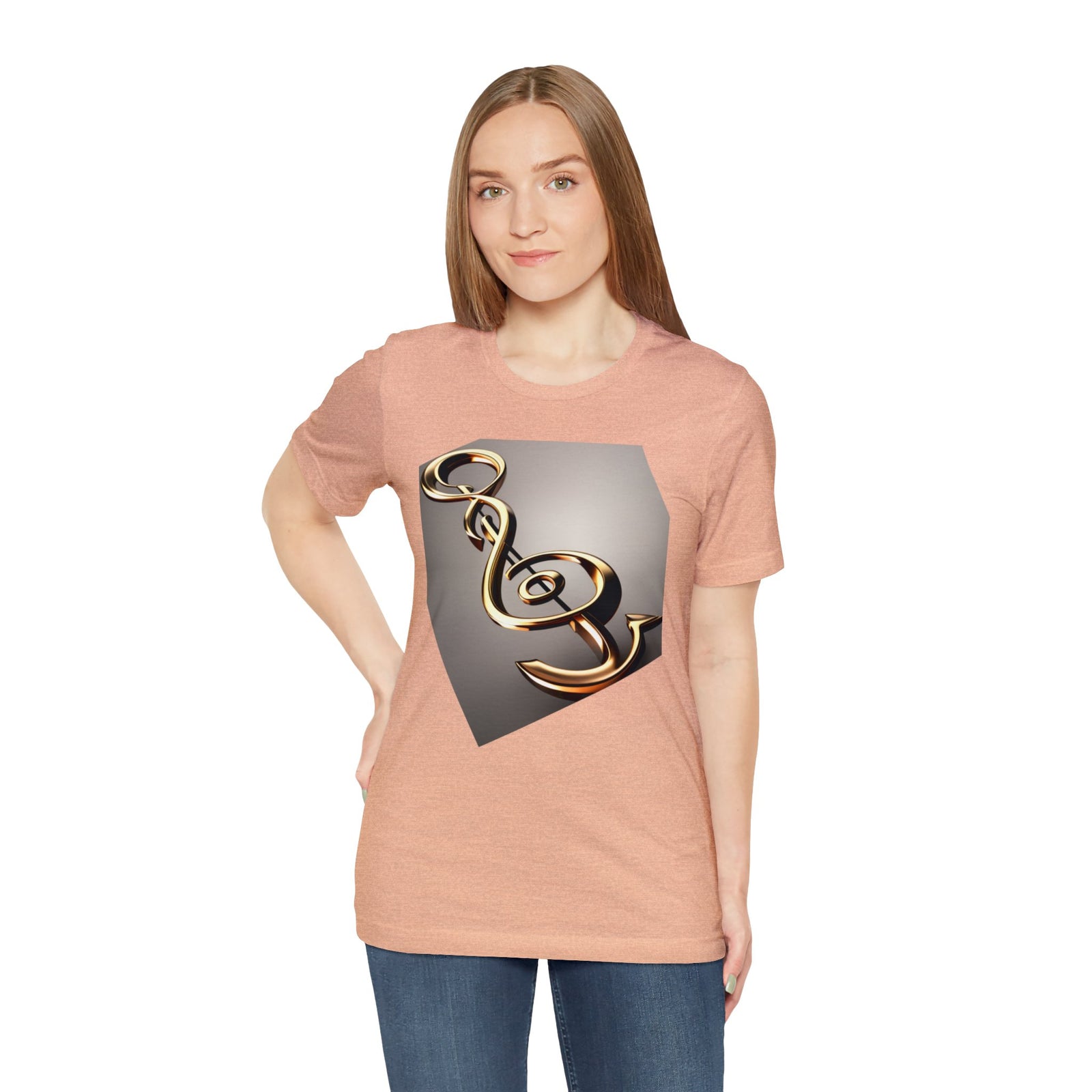 Treble Clef Unisex Jersey Short Sleeve Tee