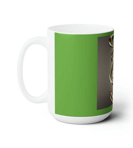 Treble Clef Ceramic Mug 15oz