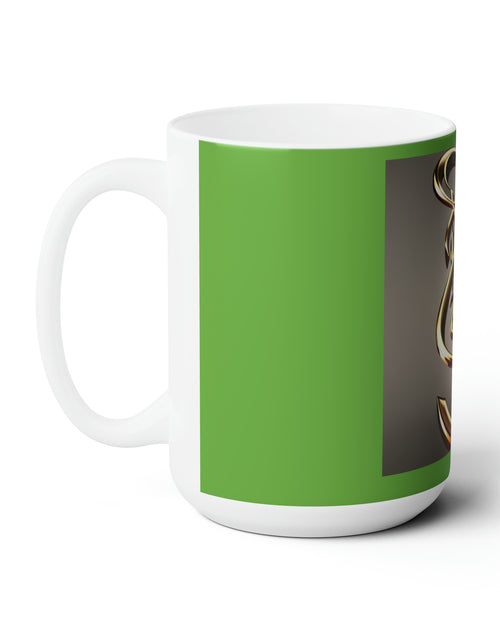 Load image into Gallery viewer, Treble Clef Ceramic Mug 15oz
