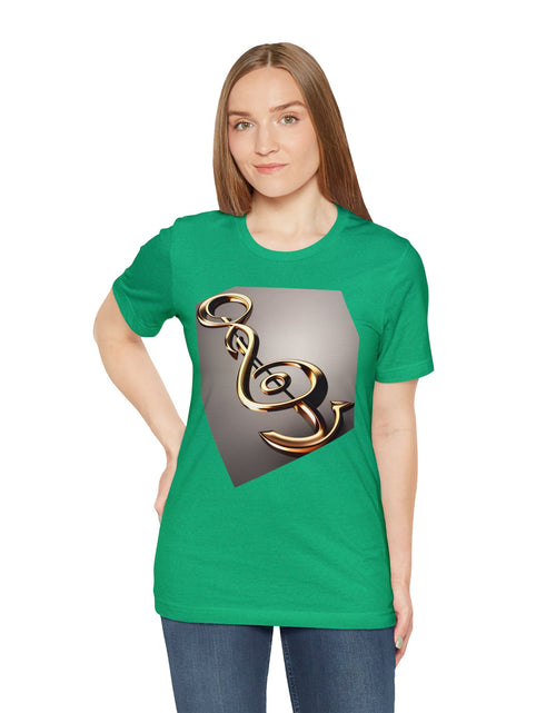 Load image into Gallery viewer, Treble Clef Unisex Jersey Short Sleeve Tee
