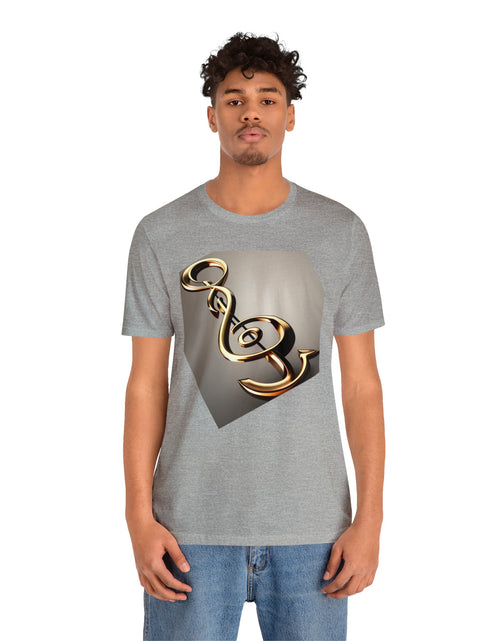 Load image into Gallery viewer, Treble Clef Unisex Jersey Short Sleeve Tee
