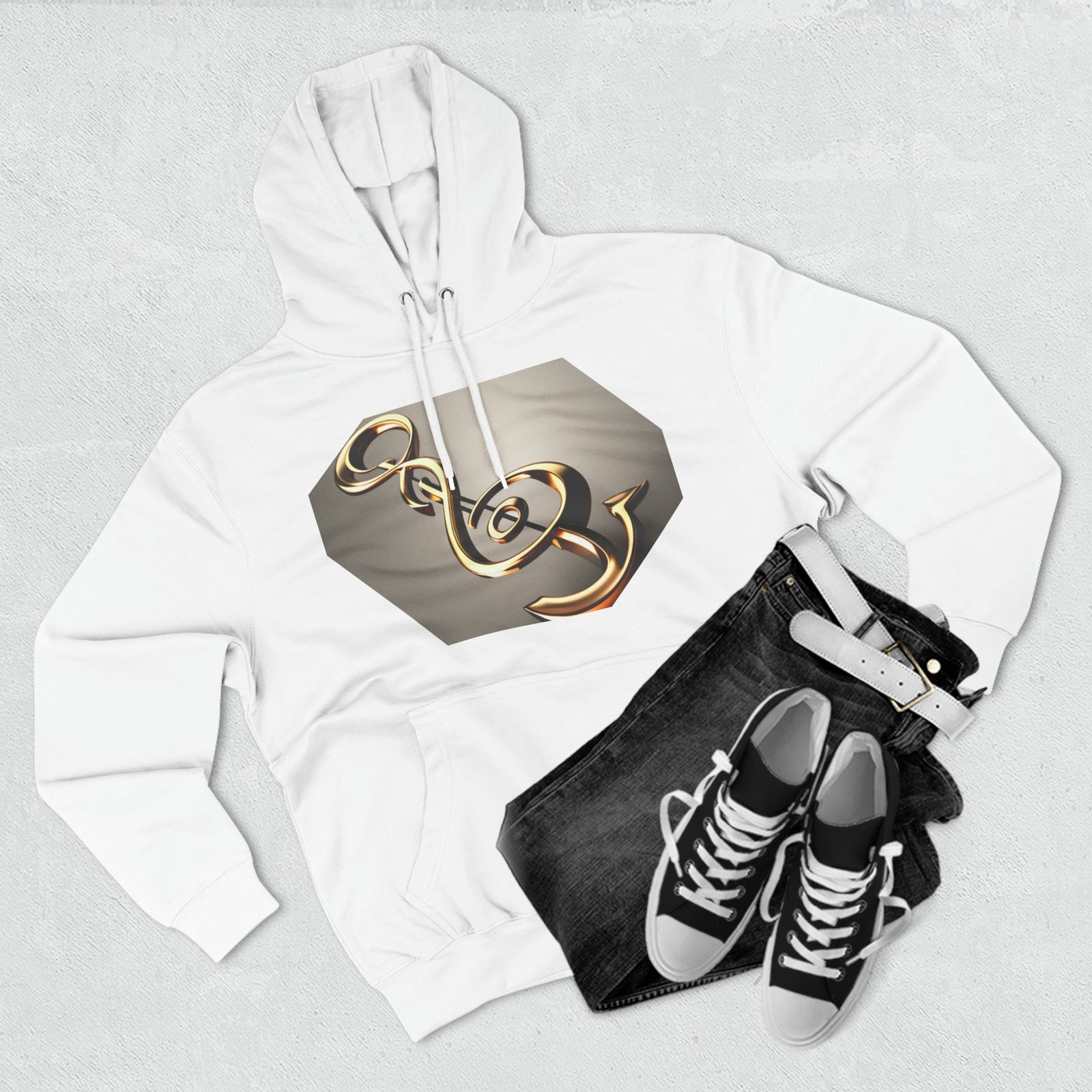 Treble Clef Unisex Premium Pullover Hoodie