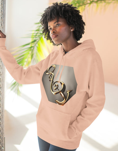 Load image into Gallery viewer, Treble Clef Unisex Premium Pullover Hoodie
