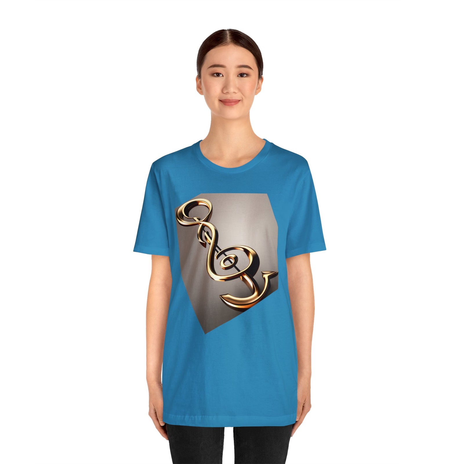 Treble Clef Unisex Jersey Short Sleeve Tee