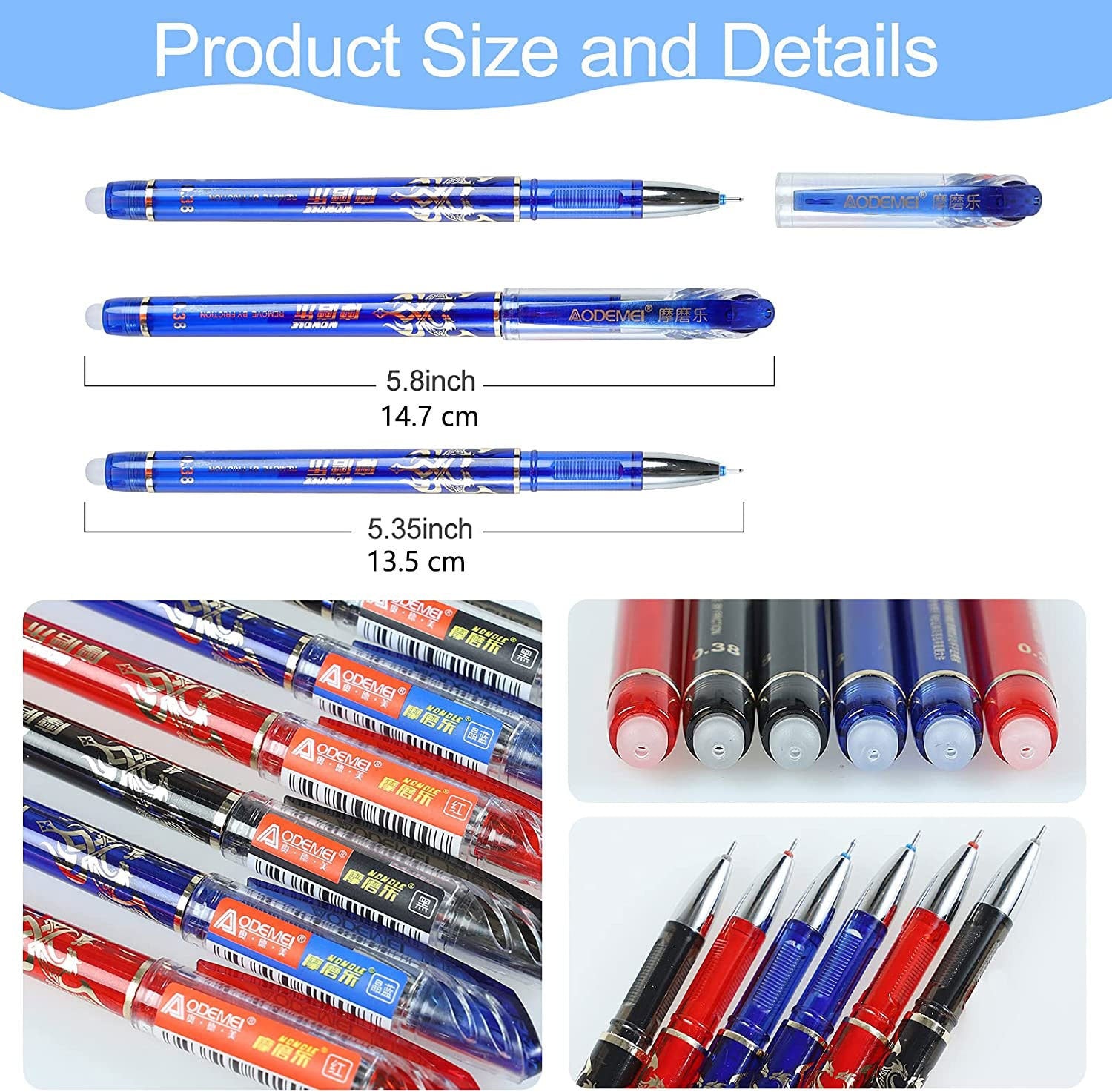 Wholesale Pens Stationery | School Erasable Pen | Erasable Gel Pen |