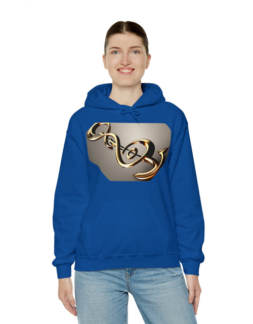 Load image into Gallery viewer, Treble Clef Unisex Heavy Blend™ Hooded Sweatshirt
