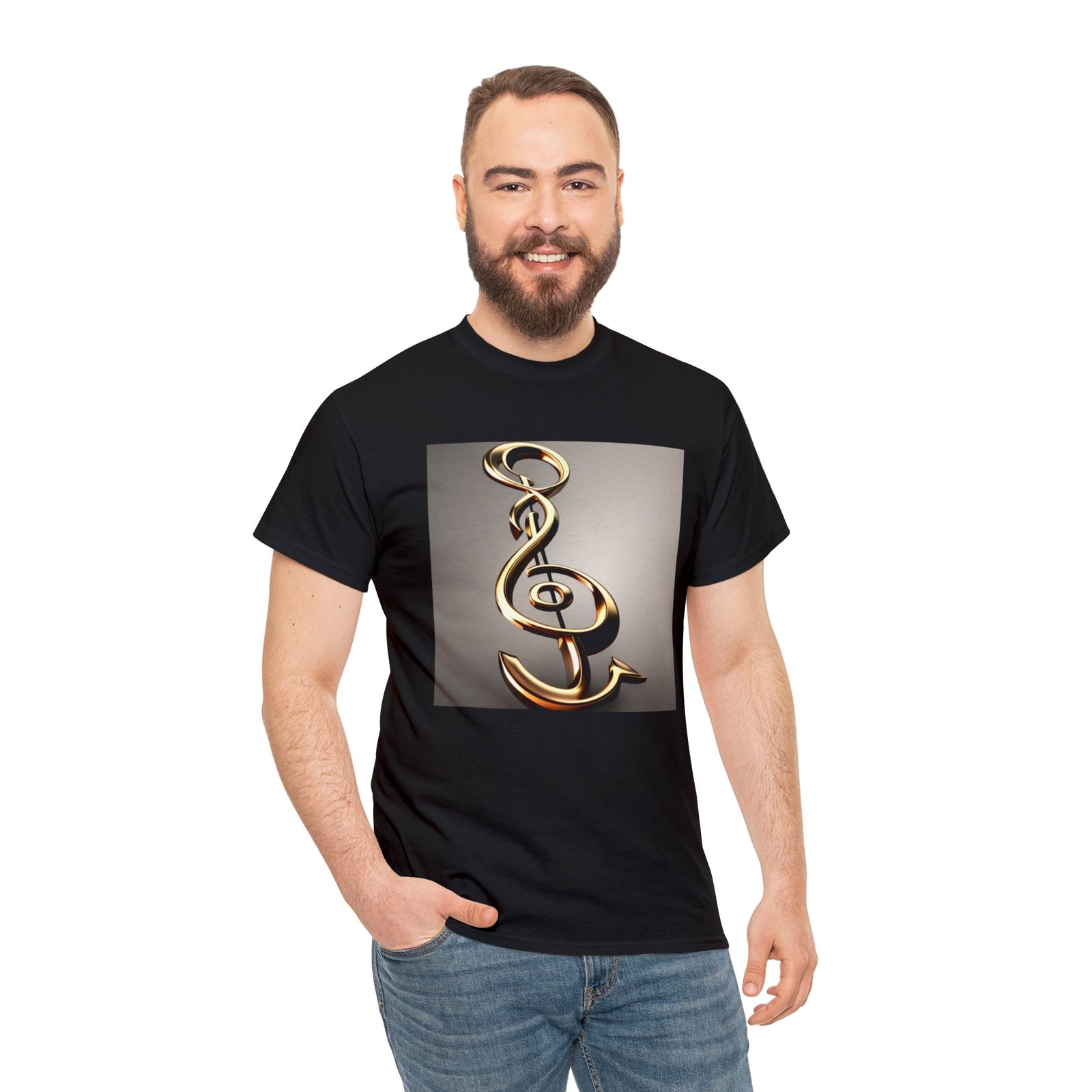 Treble Clef Unisex Heavy Cotton Tee