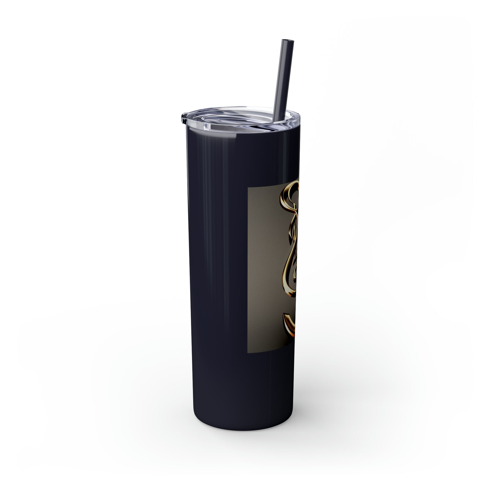 Treble Clef Skinny Tumbler with Straw, 20oz