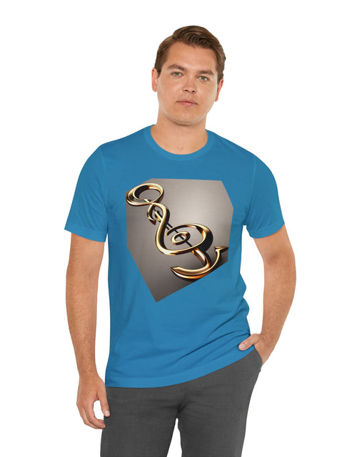 Load image into Gallery viewer, Treble Clef Unisex Jersey Short Sleeve Tee
