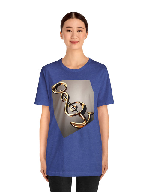 Load image into Gallery viewer, Treble Clef Unisex Jersey Short Sleeve Tee
