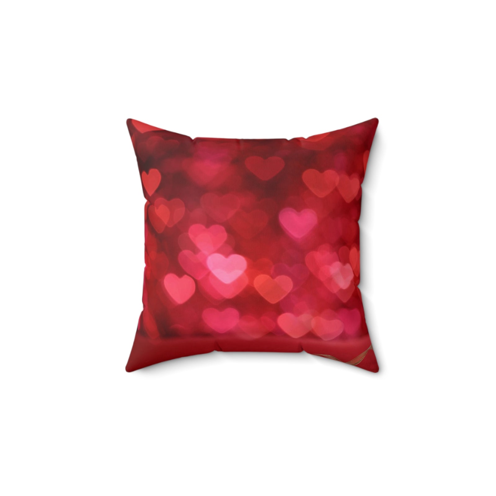 Valentine Spun Polyester Square Pillow