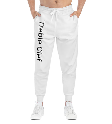 Treble Clef Athletic Joggers (AOP)
