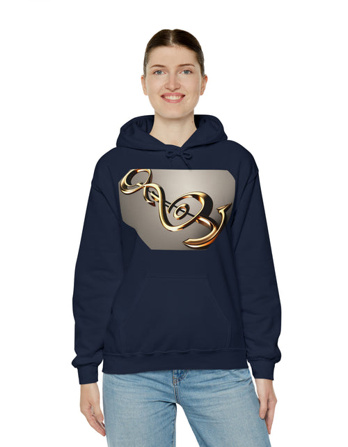 Load image into Gallery viewer, Treble Clef Unisex Heavy Blend™ Hooded Sweatshirt
