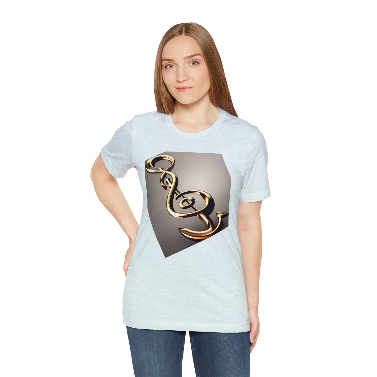 Treble Clef Unisex Jersey Short Sleeve Tee