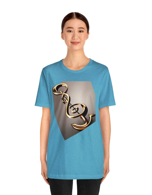 Load image into Gallery viewer, Treble Clef Unisex Jersey Short Sleeve Tee
