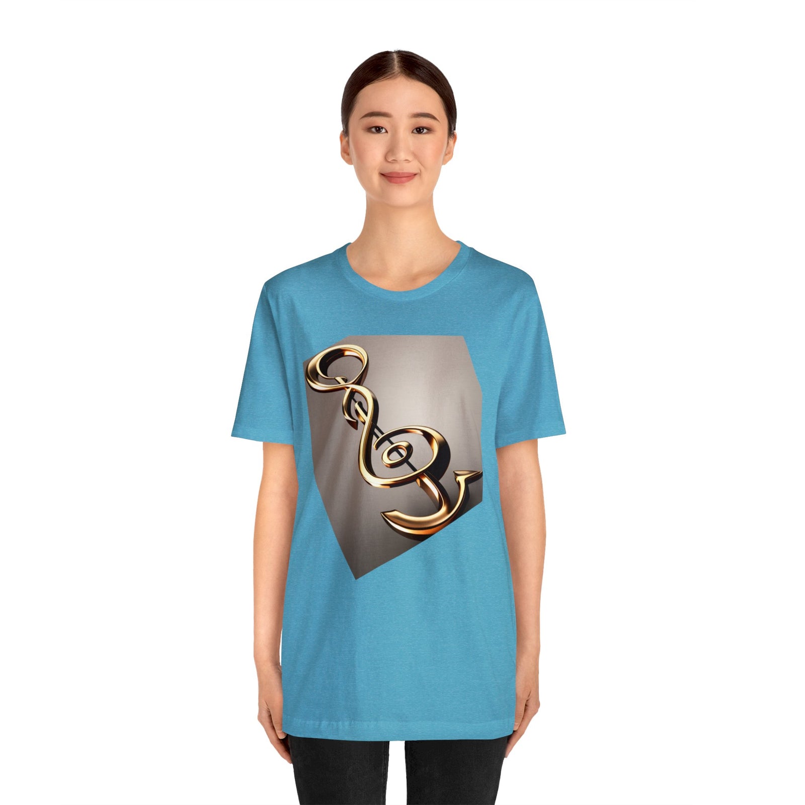 Treble Clef Unisex Jersey Short Sleeve Tee