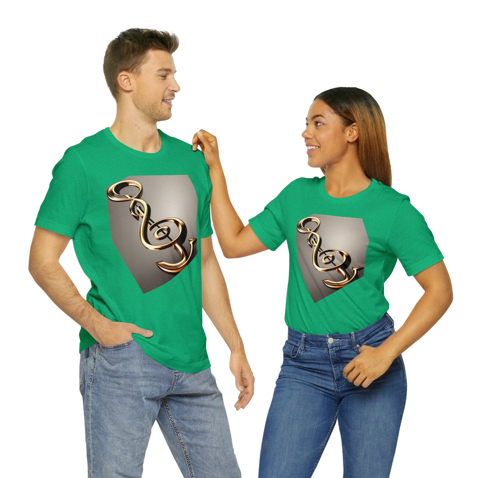 Treble Clef Unisex Jersey Short Sleeve Tee