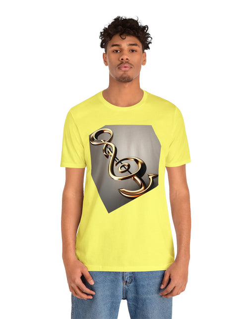 Load image into Gallery viewer, Treble Clef Unisex Jersey Short Sleeve Tee
