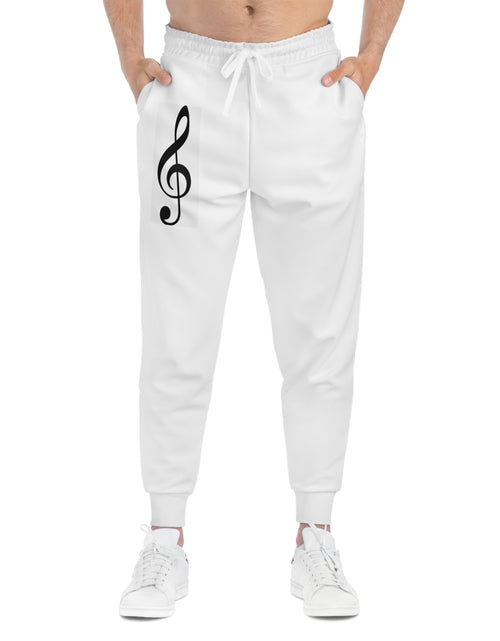 Load image into Gallery viewer, Treble Clef Athletic Joggers (AOP)
