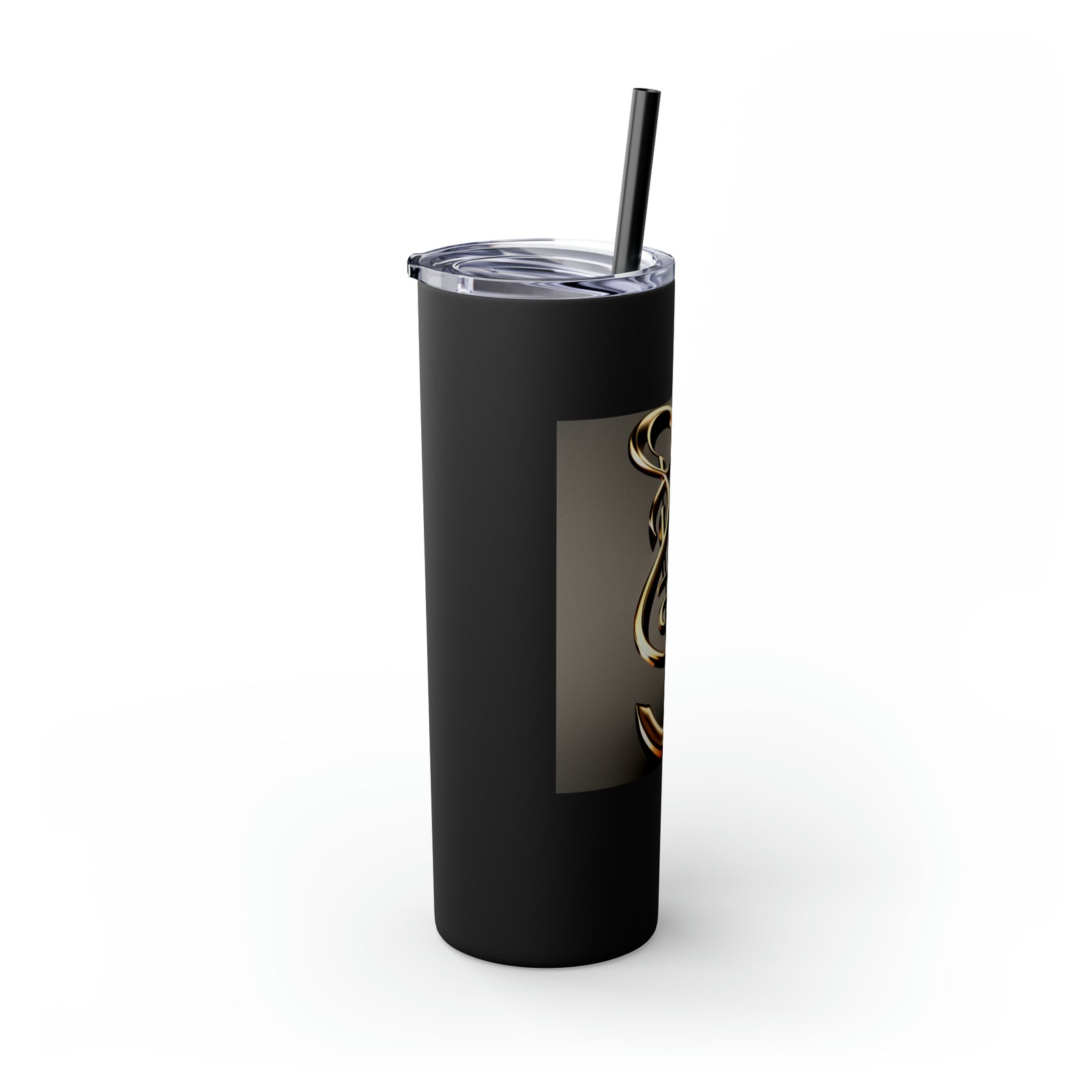 Treble Clef Skinny Tumbler with Straw, 20oz