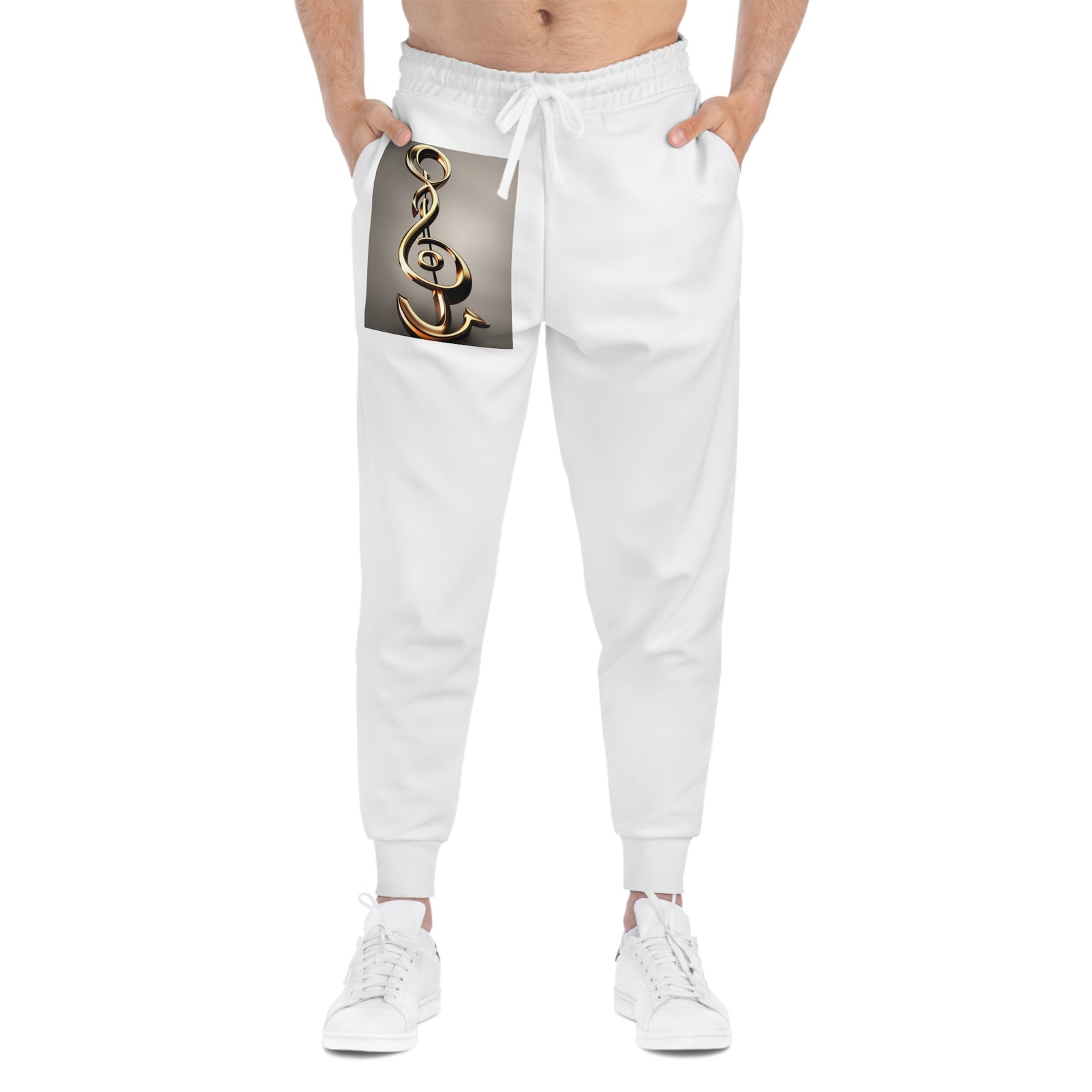 Treble Clef Athletic Joggers (AOP)