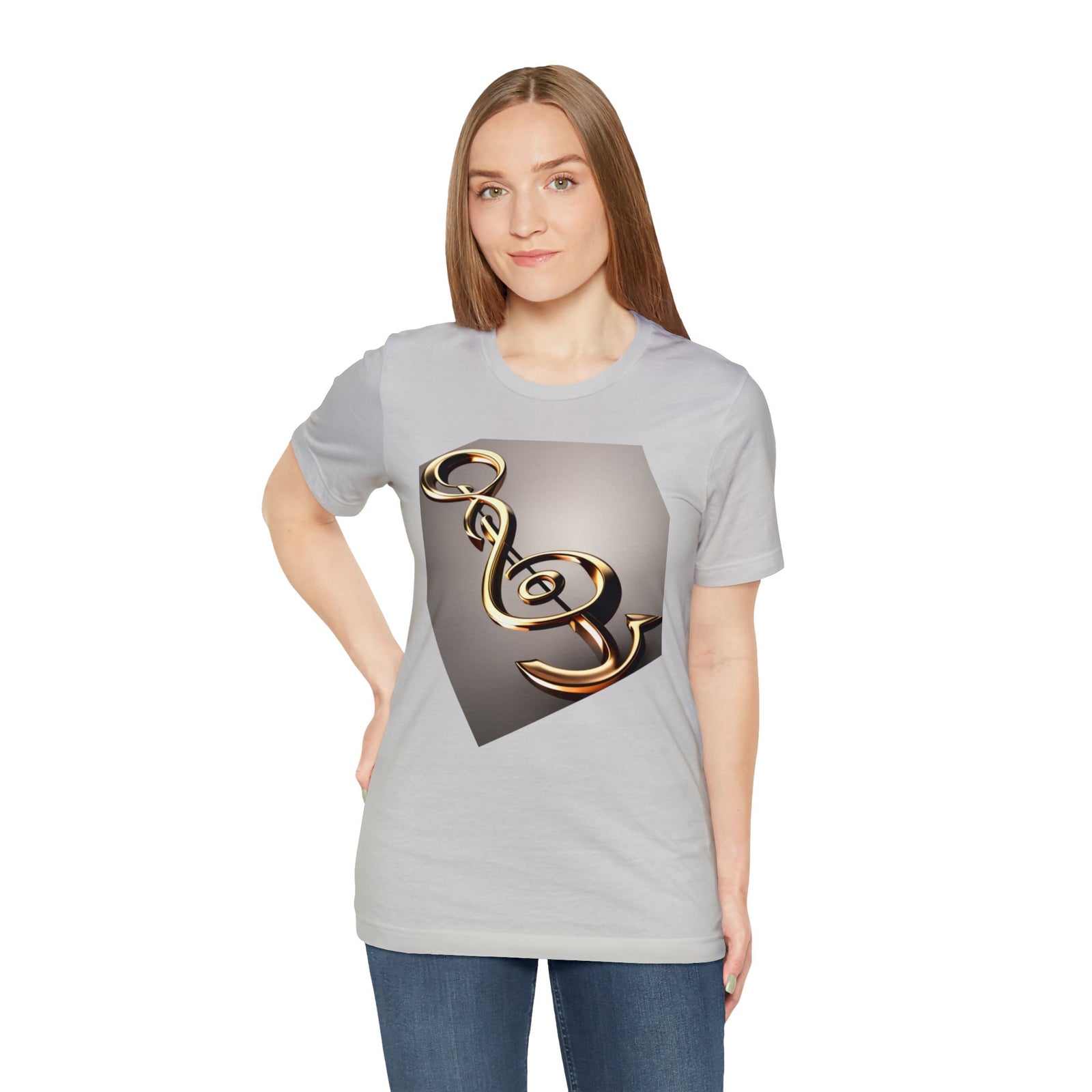 Treble Clef Unisex Jersey Short Sleeve Tee