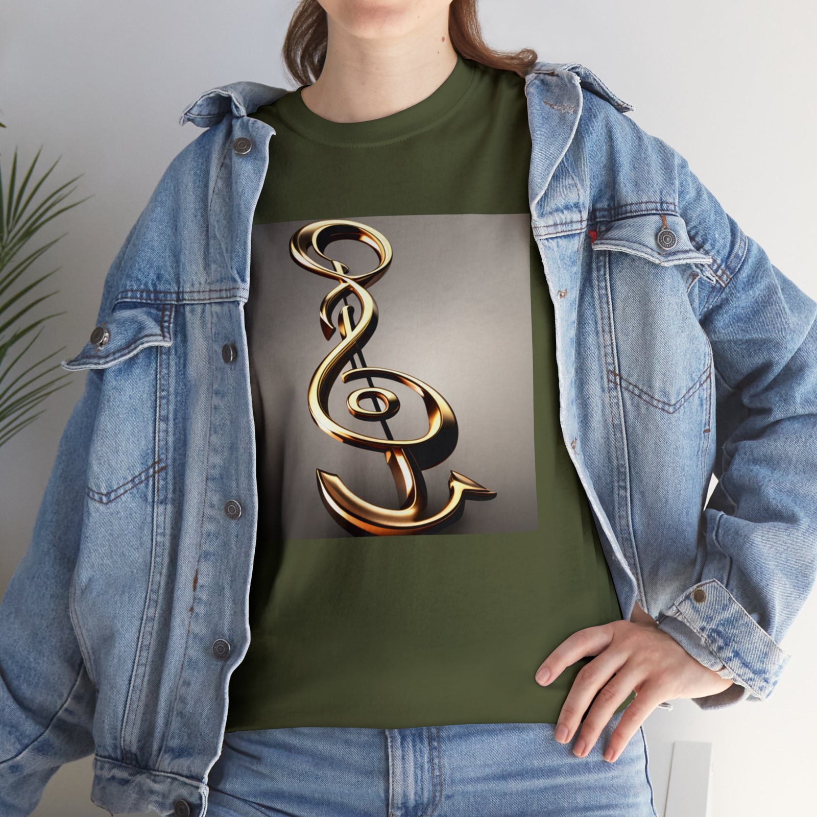 Treble Clef Unisex Heavy Cotton Tee