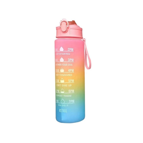 Load image into Gallery viewer, 900ml Water Bottle Motivational Sport Water Bottle Leakproof Drinking
