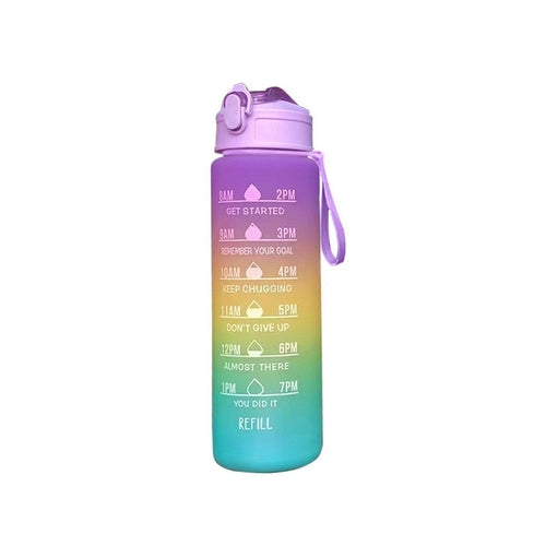 Load image into Gallery viewer, 900ml Water Bottle Motivational Sport Water Bottle Leakproof Drinking
