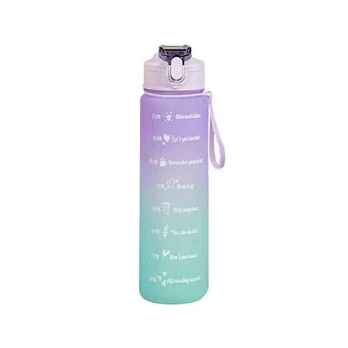 Load image into Gallery viewer, 900ml Water Bottle Motivational Sport Water Bottle Leakproof Drinking
