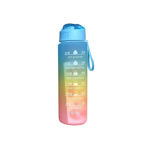 Load image into Gallery viewer, 900ml Water Bottle Motivational Sport Water Bottle Leakproof Drinking
