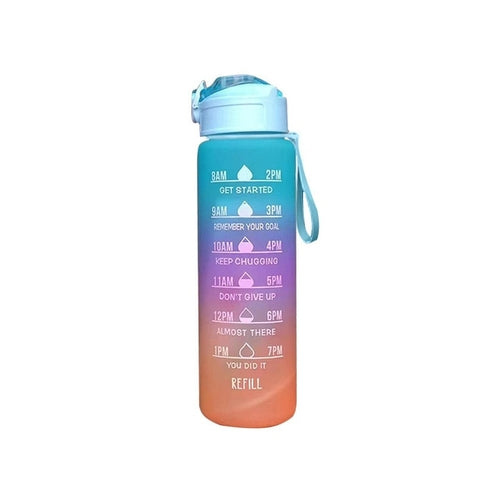 Load image into Gallery viewer, 900ml Water Bottle Motivational Sport Water Bottle Leakproof Drinking
