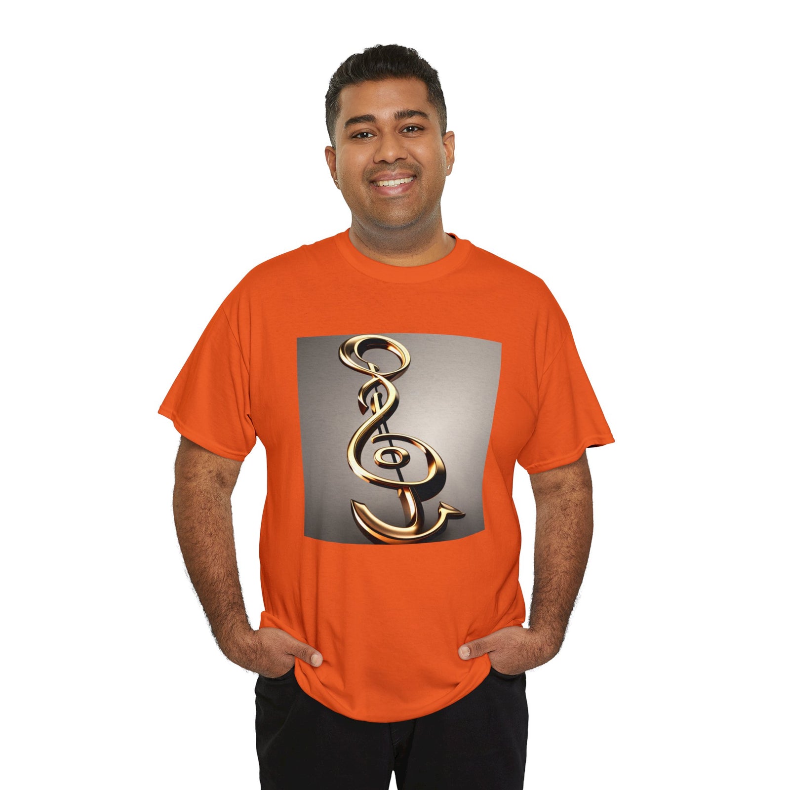 Treble Clef Unisex Heavy Cotton Tee