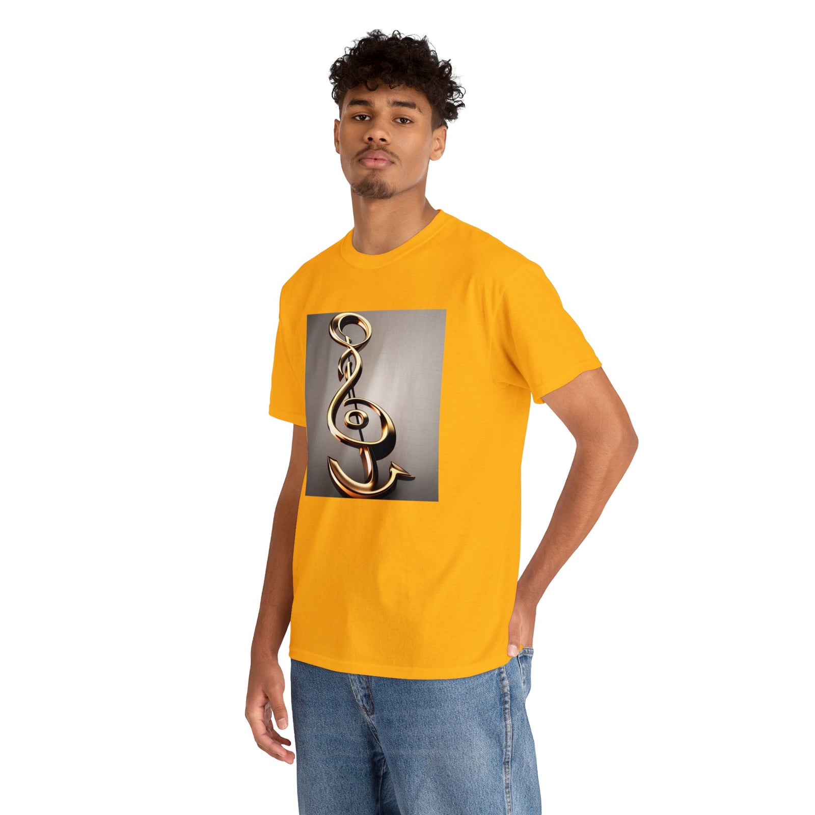 Treble Clef Unisex Heavy Cotton Tee