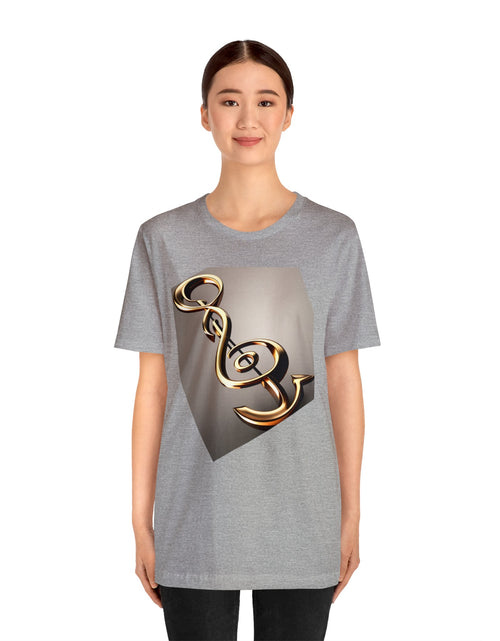 Load image into Gallery viewer, Treble Clef Unisex Jersey Short Sleeve Tee
