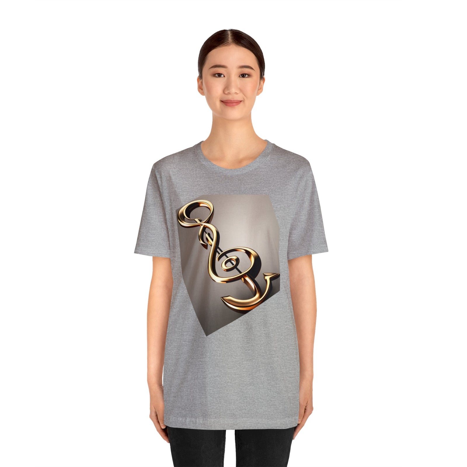 Treble Clef Unisex Jersey Short Sleeve Tee