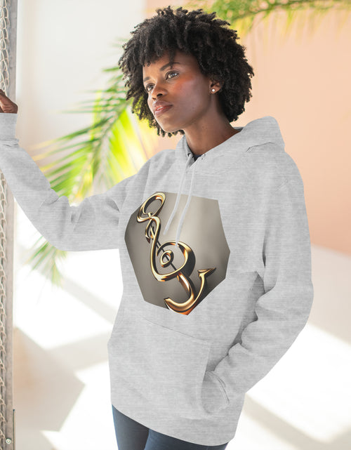 Load image into Gallery viewer, Treble Clef Unisex Premium Pullover Hoodie
