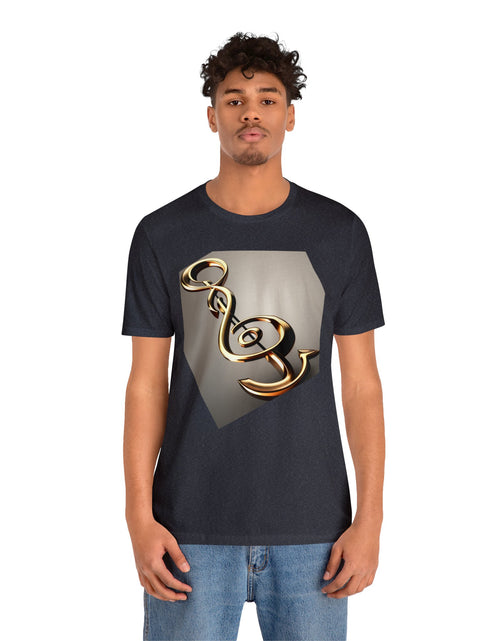 Load image into Gallery viewer, Treble Clef Unisex Jersey Short Sleeve Tee
