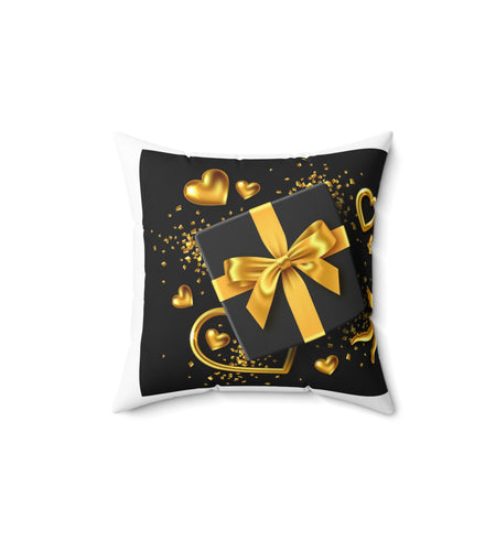 Valentine Day Spun Polyester Square Pillow