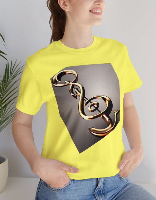 Load image into Gallery viewer, Treble Clef Unisex Jersey Short Sleeve Tee
