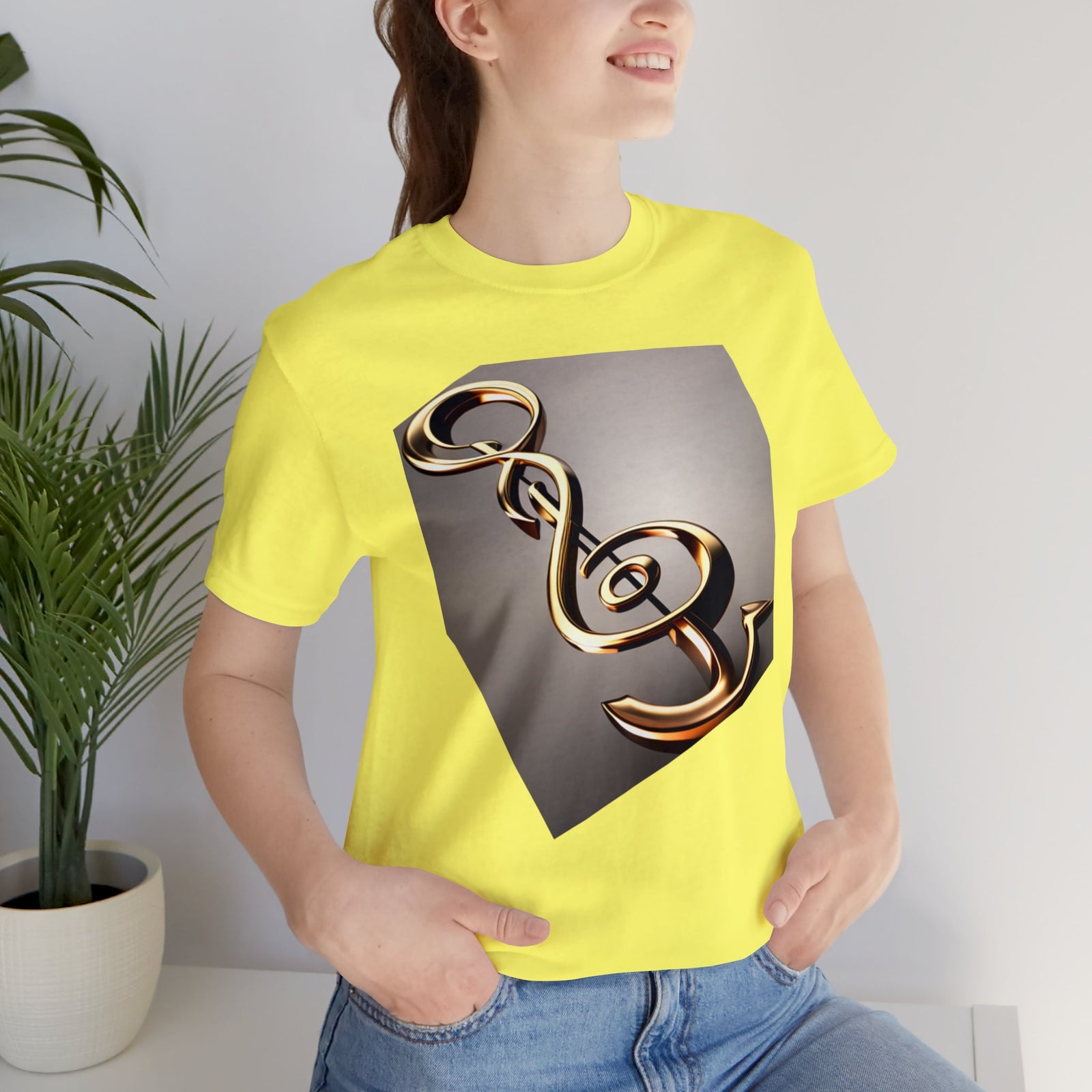 Treble Clef Unisex Jersey Short Sleeve Tee