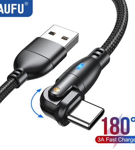 Aufu Usb Type C Cable For Huawei Xiaomi 13 Pro 3a Fast Charging Cable
