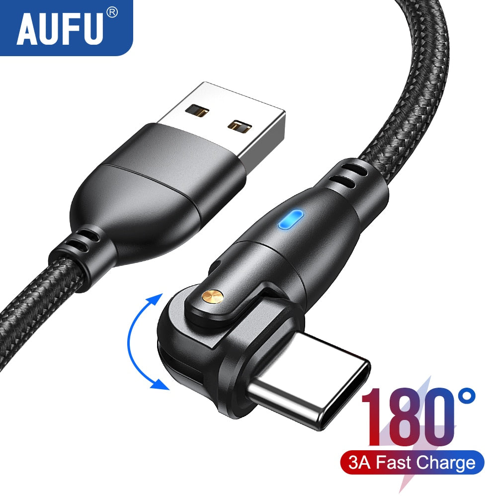 Aufu Usb Type C Cable For Huawei Xiaomi 13 Pro 3a Fast Charging Cable