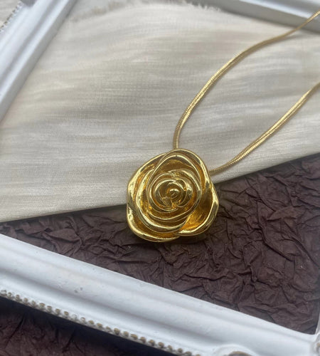 Ancient plain gold vintage early elegant earrings 18K gold