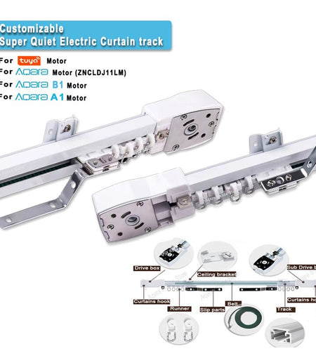 Xiaomi Aqara Smart Curtain Track | Electric Curtain Track Systems -