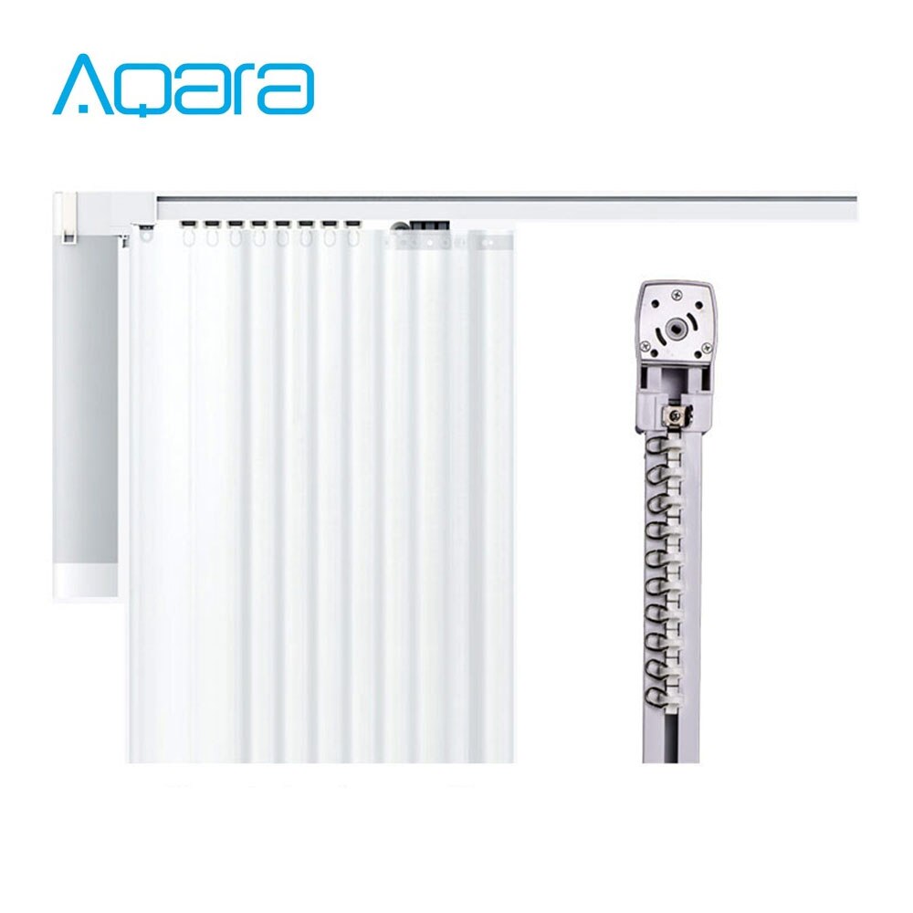 Aqara Smart Curtain Motor And Aqara Curtain Track, Mijia App Remote