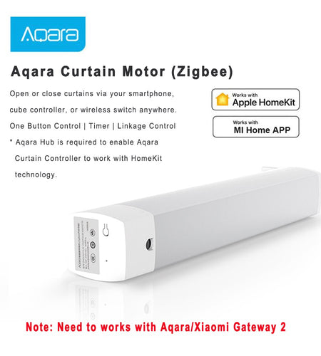 Aqara Smart Curtain Motor And Aqara Curtain Track, Mijia App Remote