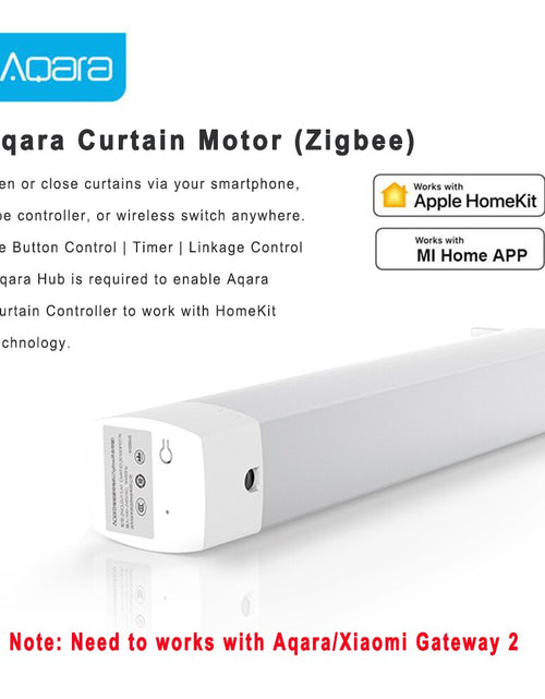 Load image into Gallery viewer, Aqara Smart Curtain Motor And Aqara Curtain Track, Mijia App Remote
