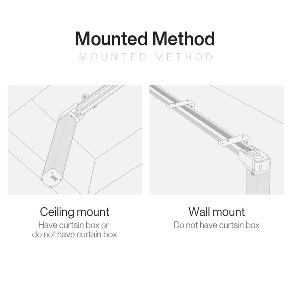 Aqara Smart Curtain Motor And Aqara Curtain Track, Mijia App Remote